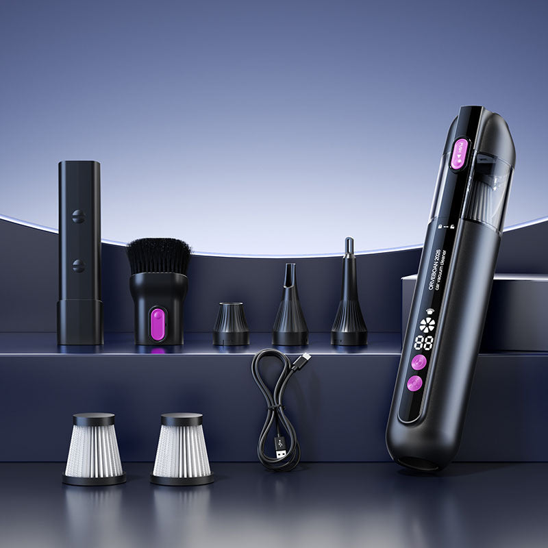 Aura Jet Pro 3-in-1 cordless vacuum and air duster — Black and White