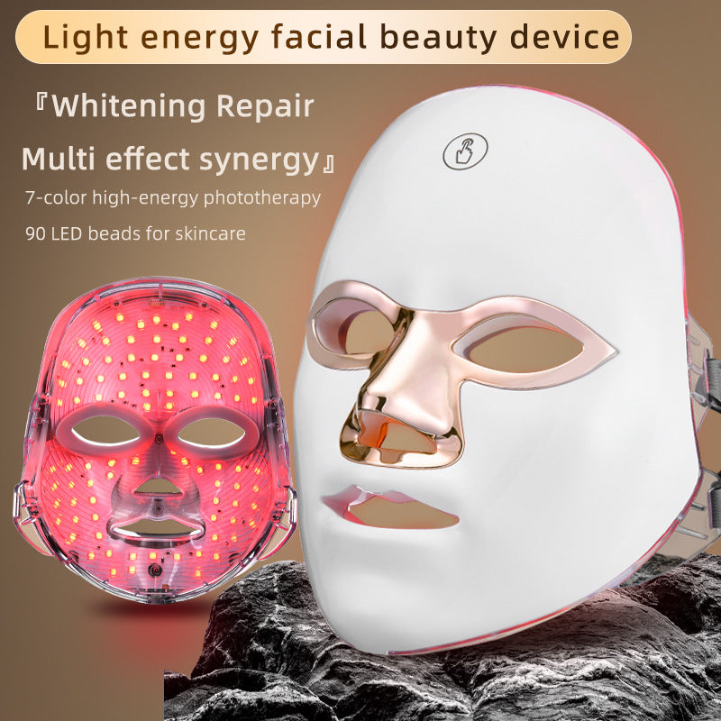 Aura Glow Pro 7-color LED face and neck mask — product detail