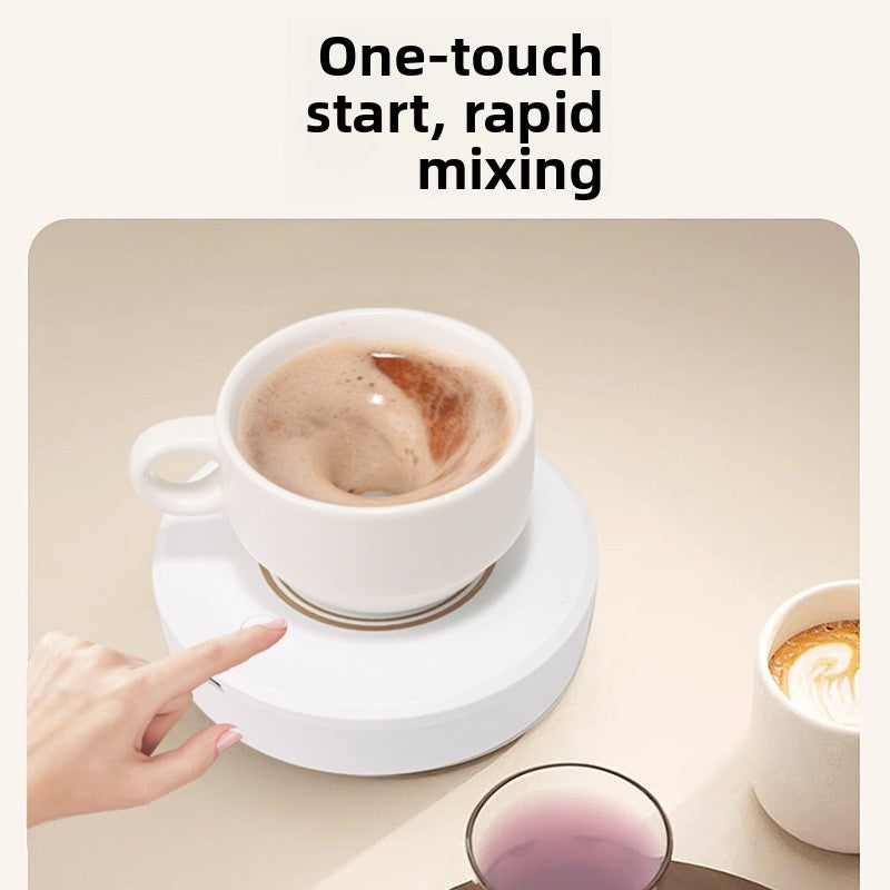 Aura Stir rechargeable magnetic drink coaster