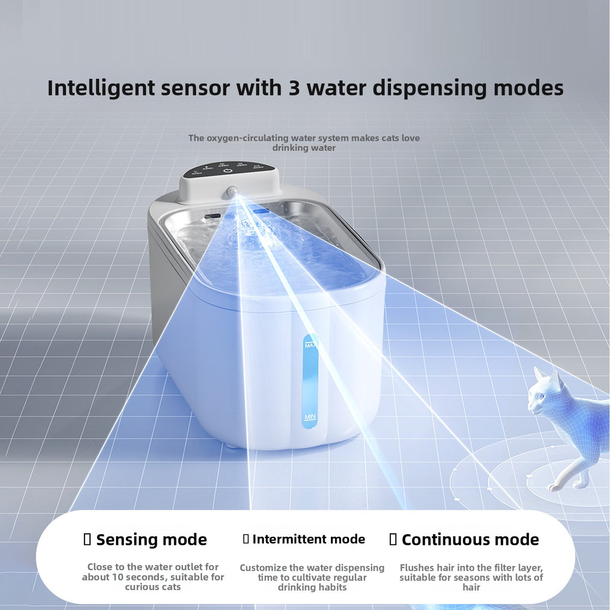 Aura Flow smart pet fountain for cats and dogs