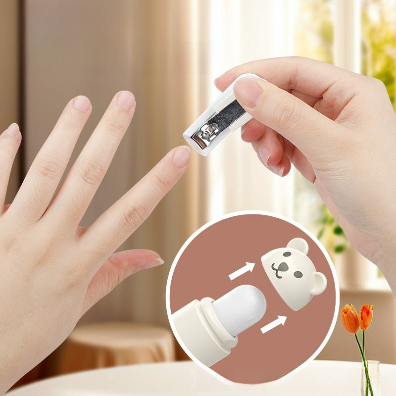 Aura Haven rechargeable baby nail grinder — White