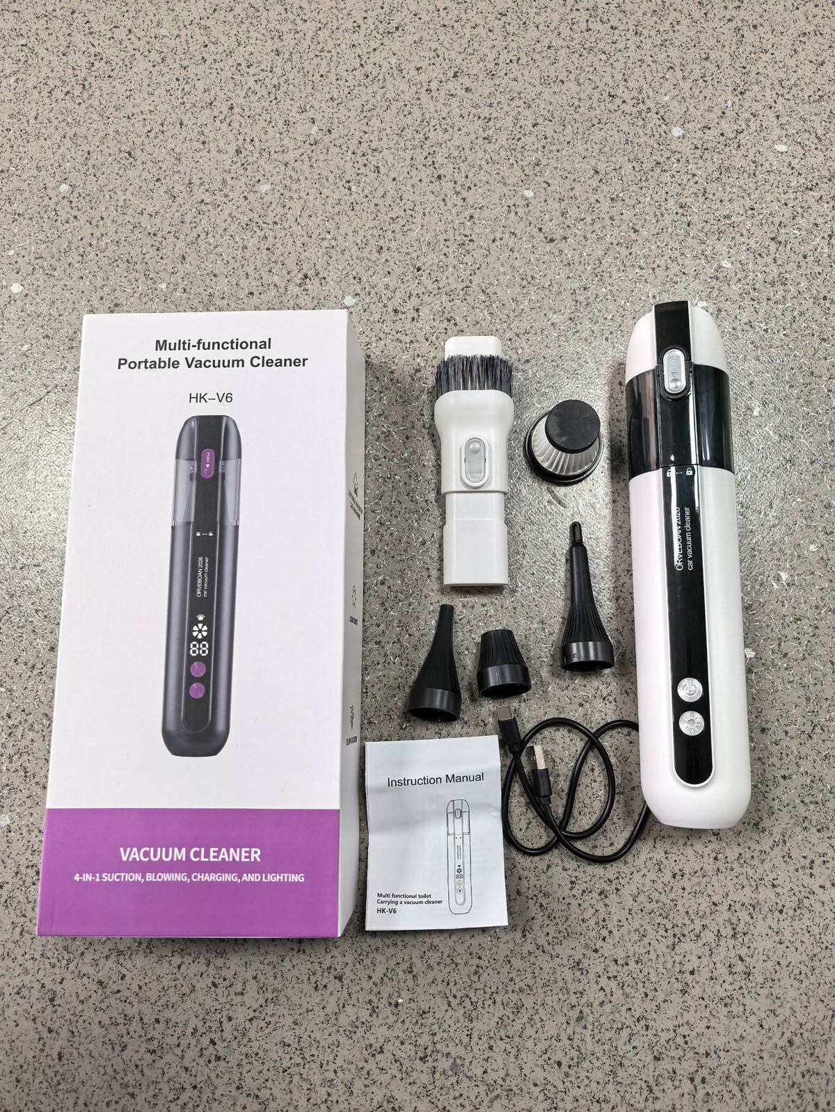 Aura Jet Pro 3-in-1 portable vacuum and air duster — premium cordless cleaning tool