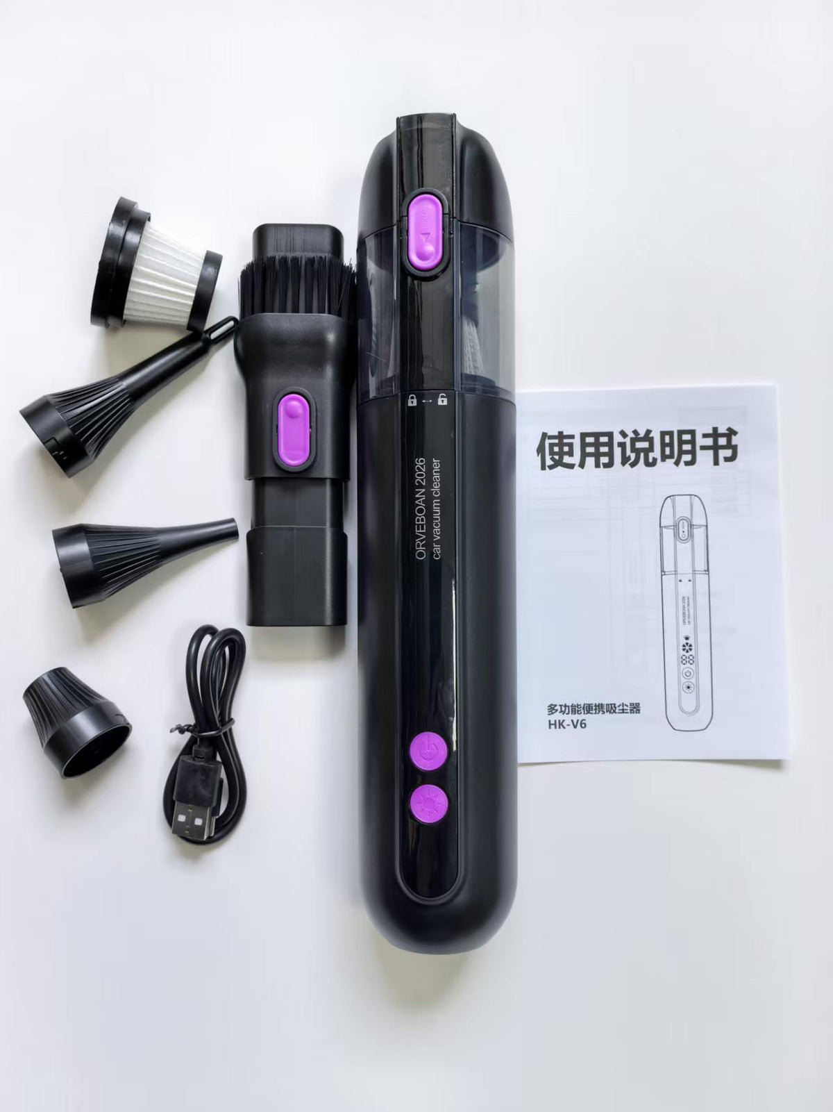 Aura Jet Pro brushless mini vacuum with air-dusting function