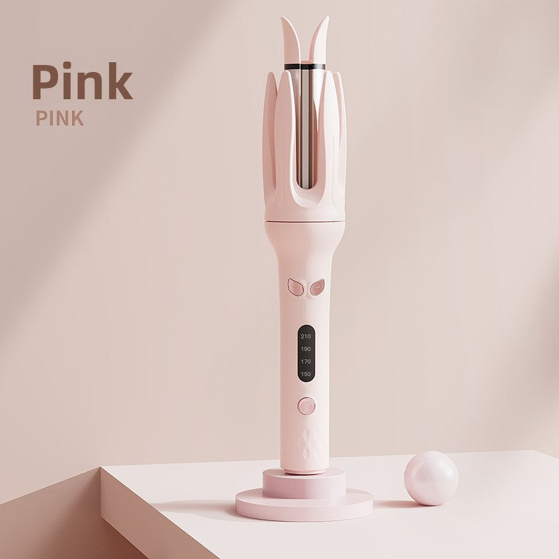 Aura Wave automatic curling iron close-up