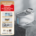 Aura Flow stainless steel pet water fountain