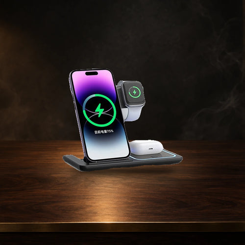 Aura Charge 3-in-1 — Obsidian Black