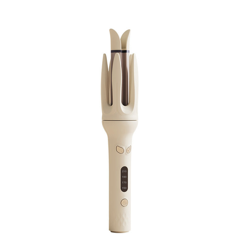 Aura Wave automatic self-curling iron with negative ion technology — Beige