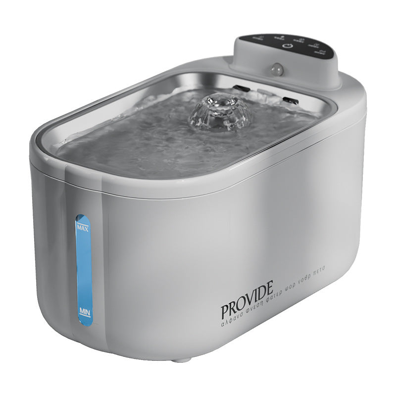 Aura Flow cordless pet water fountain close-up