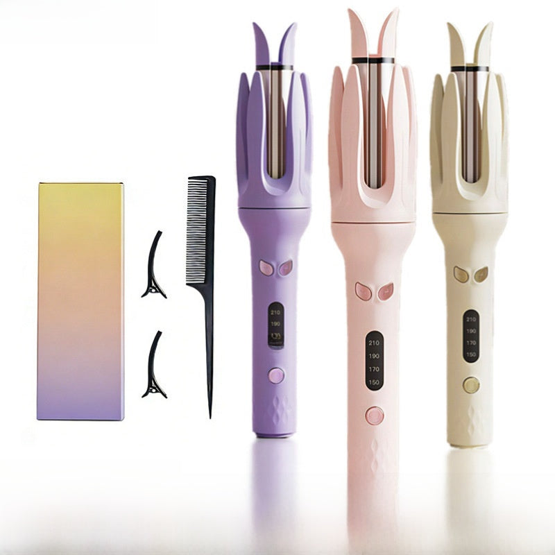 Aura Wave automatic curling iron — Pink